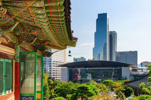 Gangnam Bongeunsa Temple South Korea