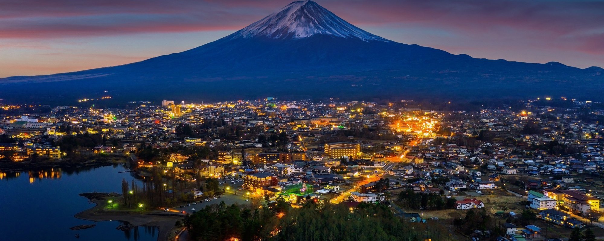 Mount Fuji Night Landscape - 2 Day Mount Fuji, Lake Kawaguchi & Onsen Tour