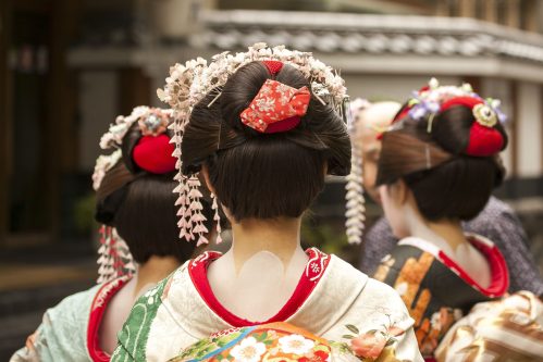Geisha In Kyoto Japan Scaled