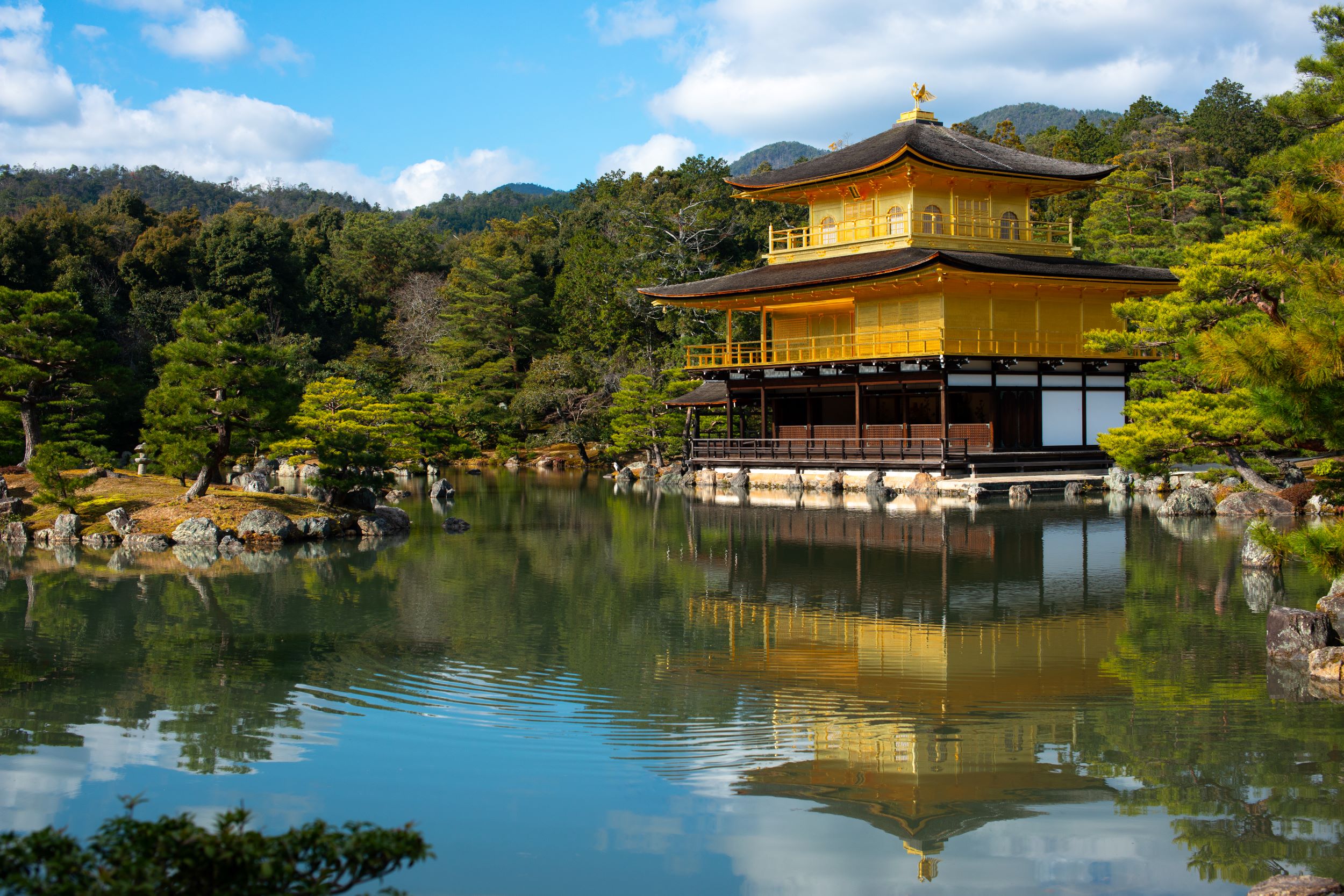 Golden Pavilion Kinkaku-ji Temple