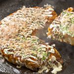 Japanese Traditional Pizza Okonomiyaki Hiroshima