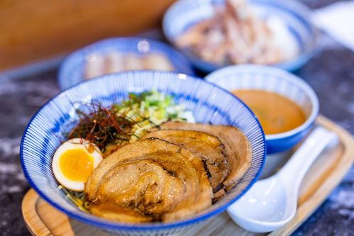 Japanese Tsukemen Ramen Bowl Hiroshima Food Tour
