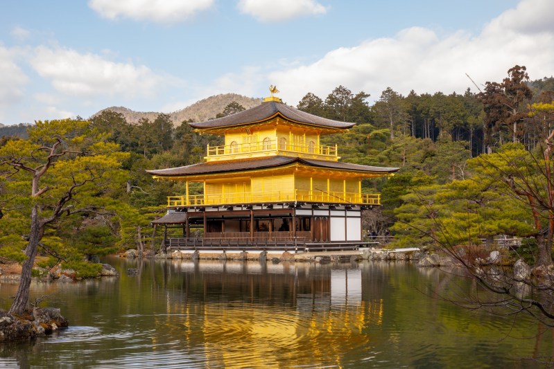 10 Day Budget Japan Tour - Kinkaku-ji Golden Temple In Kyoto Japan