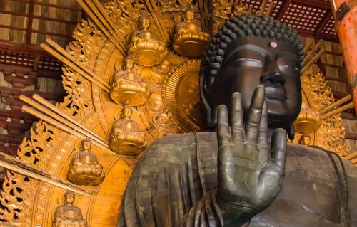 Great Buddha Statue Todaiji Temple Nara