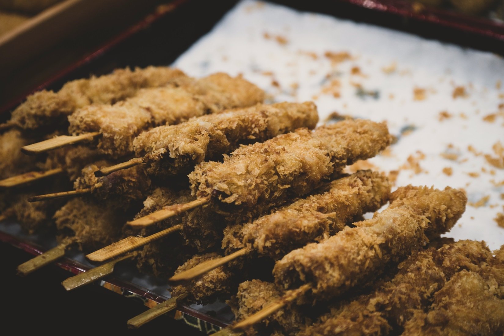 Osaka Kushikatsu Street Food