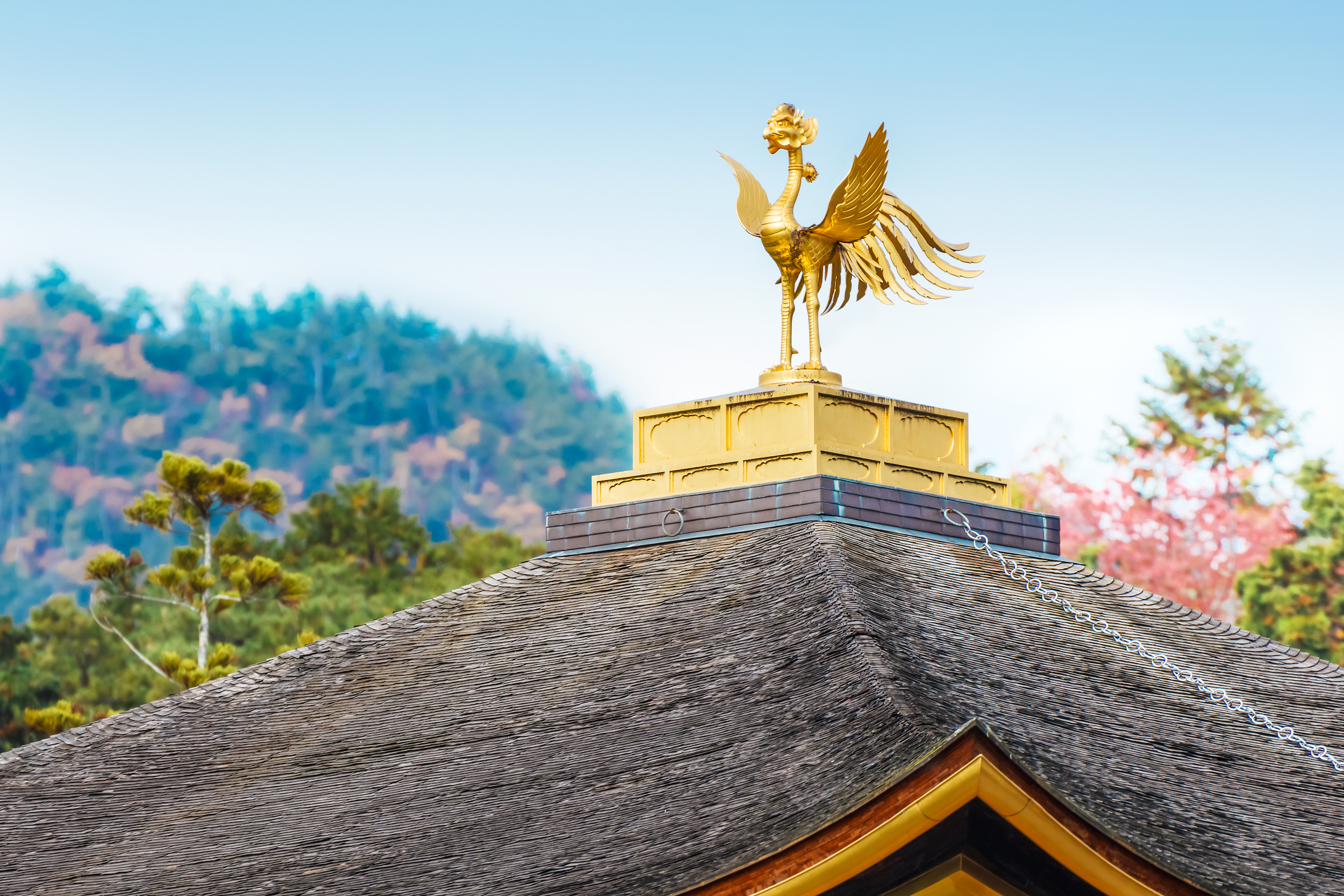 Kyoto Morning Tour - Phoenix Sculpture On The Top Of Kinkaku-ji Temple In Kyoto