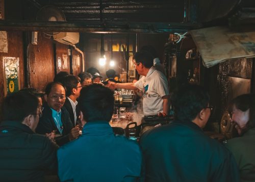 Shinjuku Bar Street Tokyo City Nightlife. Scaled