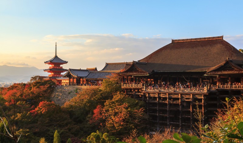 Kiyomizudera beautiful shrines Japan