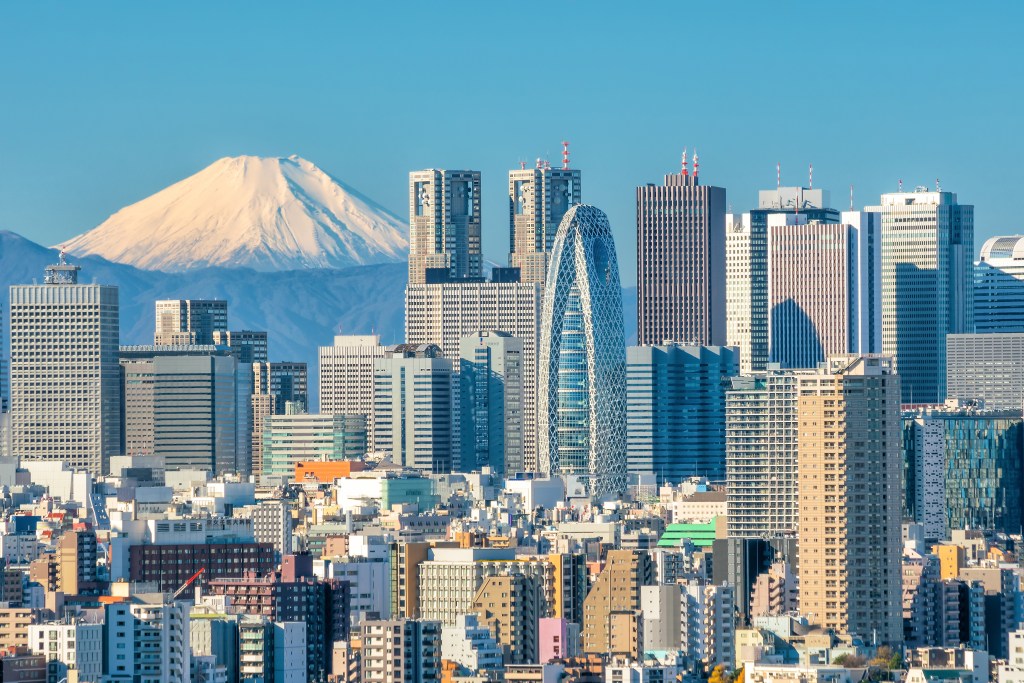 tokyo skyline 10 day japan itinerary