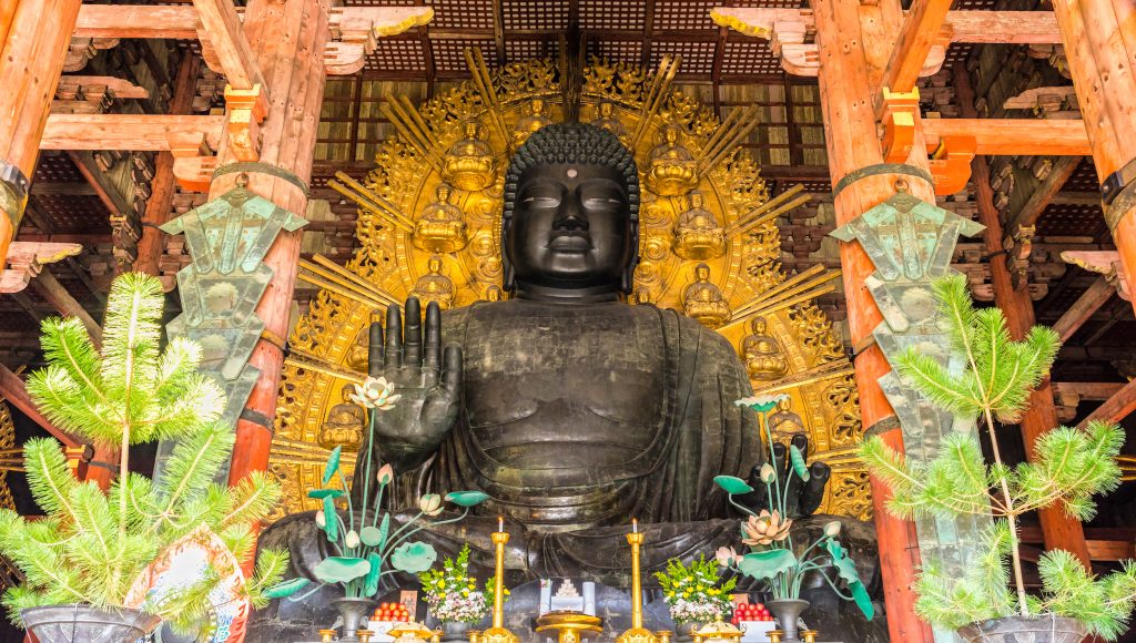 Nara Afternoon Tour from Kyoto - The Great Buddha (Daibutsu-Den) at Todai-ji temple in Nara, Japan