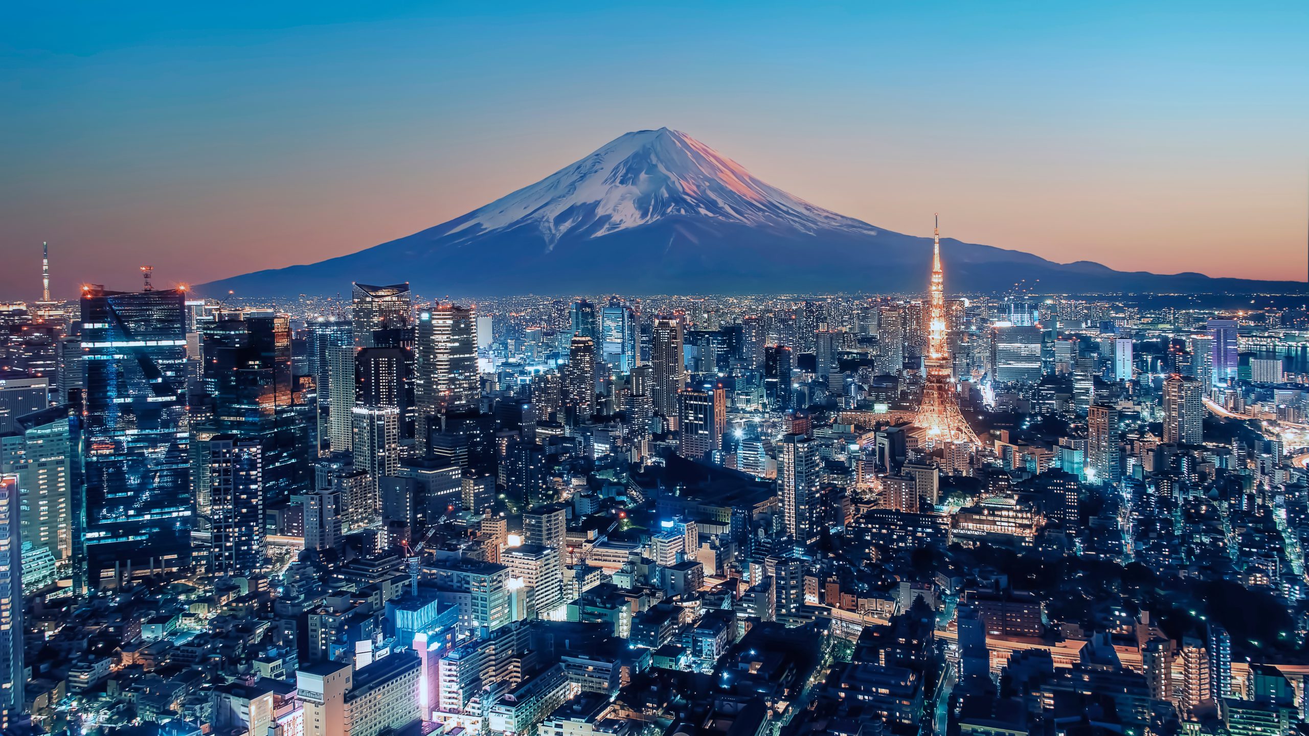 Tokyo City Views During Sunset