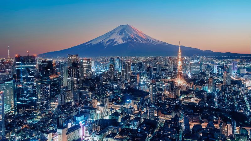 Tokyo City Views During Sunset