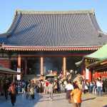 Crowds In Front Of Tokyo Asakusa Temple