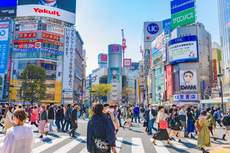11 Day Budget Japan Tour - Shibuya Crossing, One Of The Busiest Crosswalks In The World.